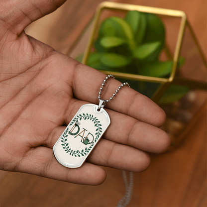 Father gif retirement personalized custom necklace fine jewelry