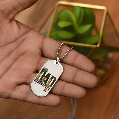 Father gift retirement personalized custom necklace fine jewelry