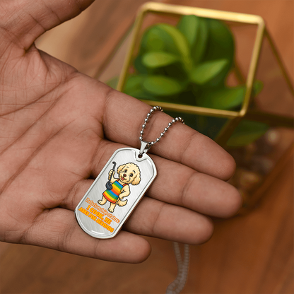 Pride Necklace Custom Name| Dog Tag Chain | Custom Dog Tag