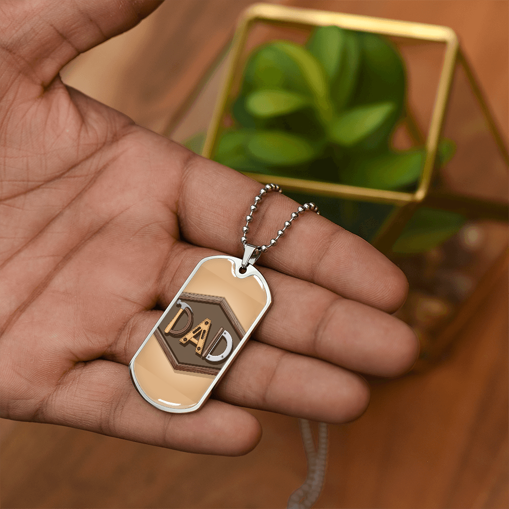 Father gift retirement personalized custom necklace fine jewelry