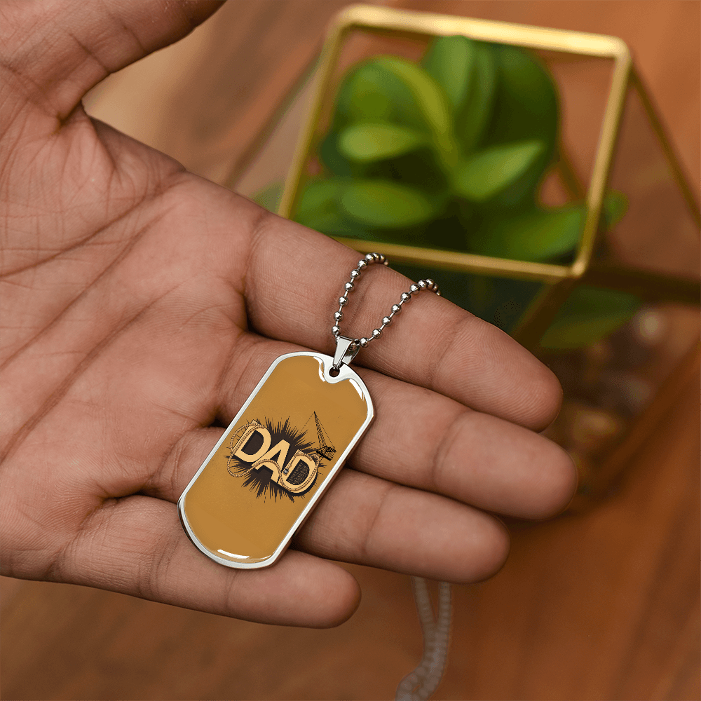 Dad gift retirement personalized coustum necklace