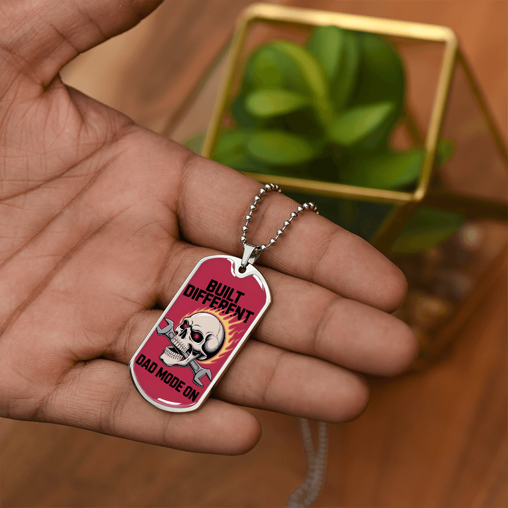 Father gift retirement personalized tag custom necklace fine jewelry