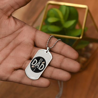Father gift retirement custom personalized necklace fine jewelry