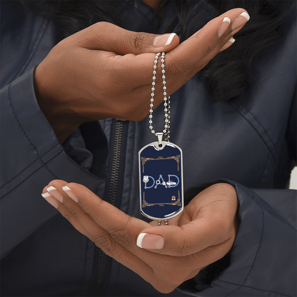 Father gift retirement personalized custom tag