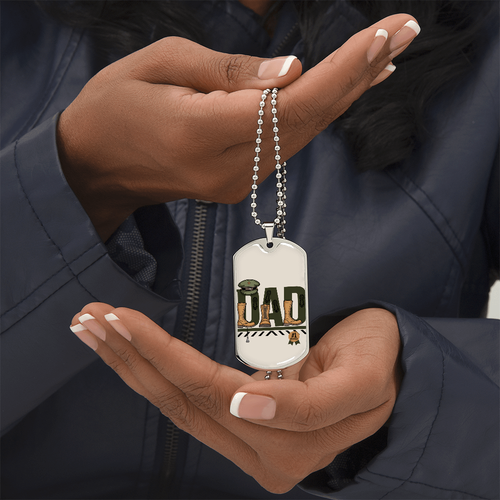Father gift retirement personalized custom necklace fine jewelry