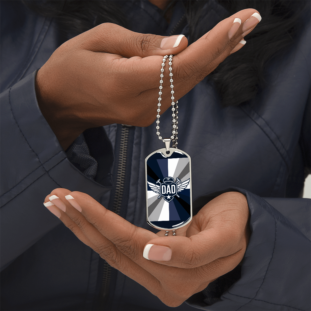 Father gift retirement personalized custom necklace fine jewelry