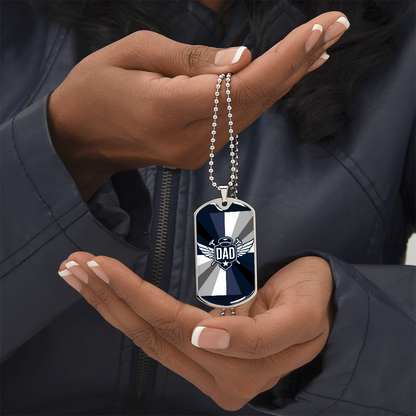 Father gift retirement personalized custom necklace fine jewelry