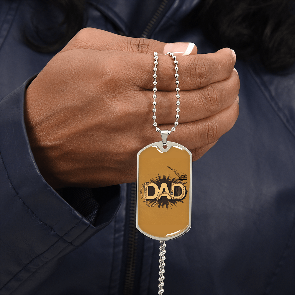 Dad gift retirement personalized coustum necklace