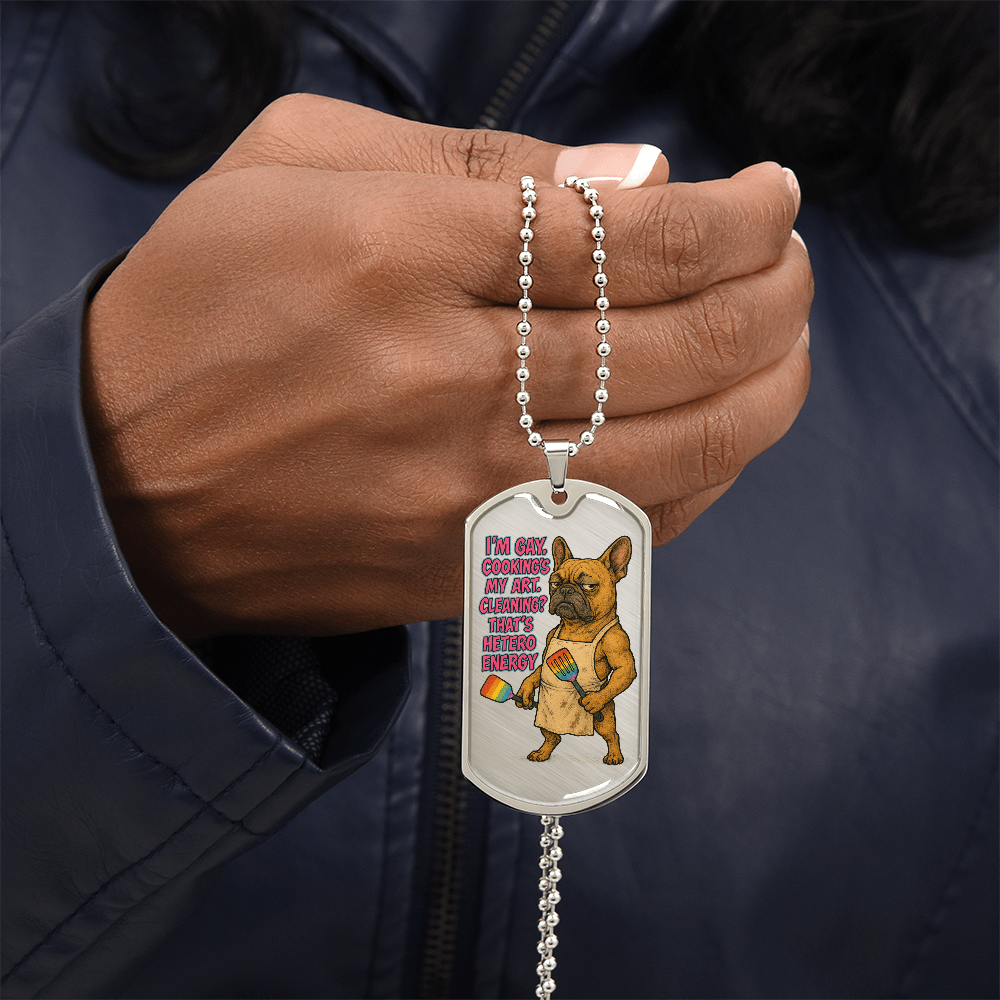 Pride Necklace Custom Name| Dog Tag Chain | Custom Dog Tag