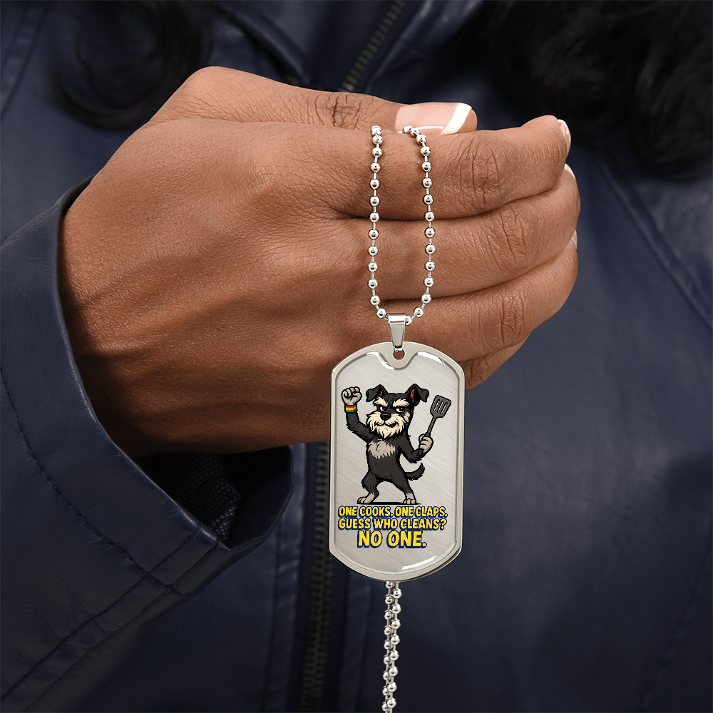 Pride Necklace Custom Name| Dog Tag Chain | Custom Dog Tag