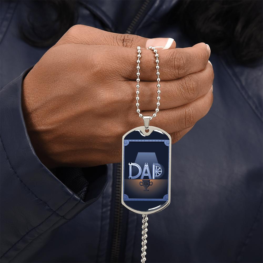 Father gift retirement custom personalized necklace fine jewelry