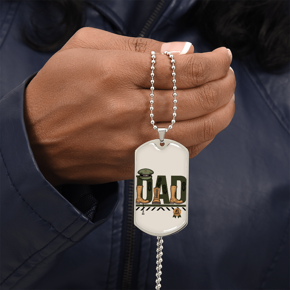 Father gift retirement personalized custom necklace fine jewelry