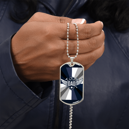 Father gift retirement personalized custom necklace fine jewelry