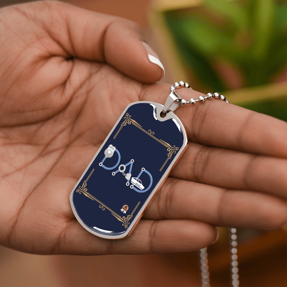 Father gift retirement personalized custom tag