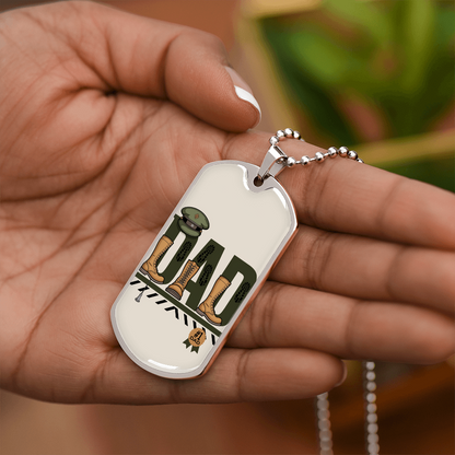 Father gift retirement personalized custom necklace fine jewelry