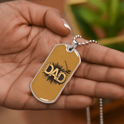 Dad gift retirement personalized coustum necklace