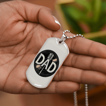 Father gift retirement custom personalized necklace fine jewelry