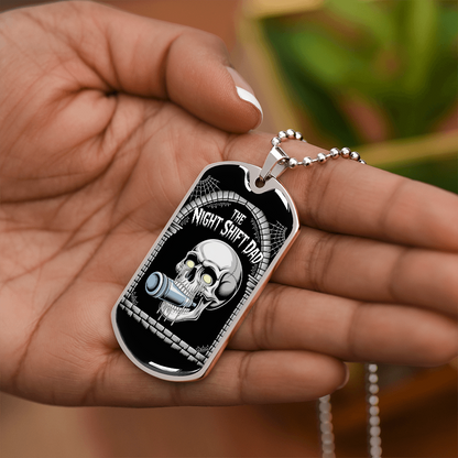 Father gift retirement personalized custom necklace fine jewelry