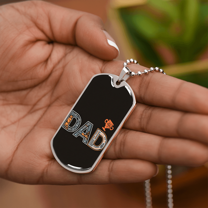 Father gift retirement personalized custom necklace fine jewelry