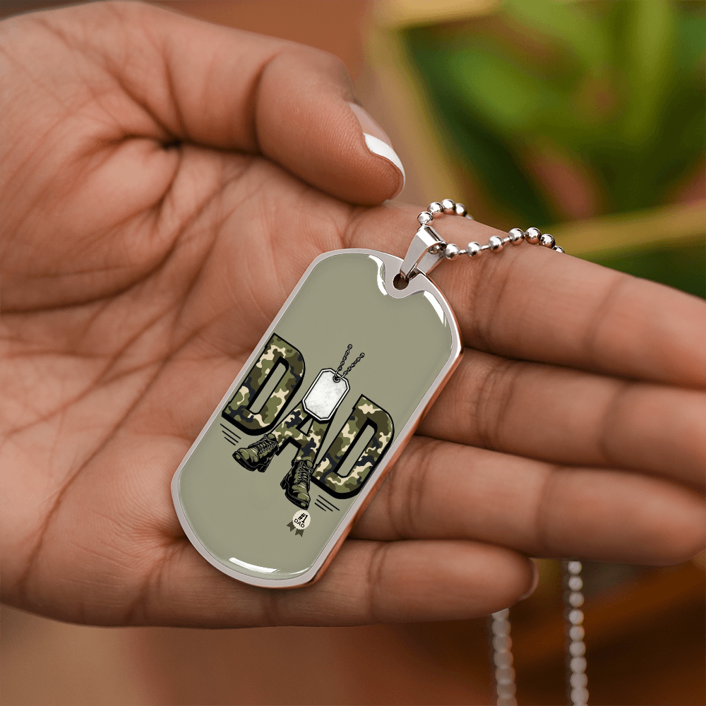 Father gift retirement personalized custom necklace fine jewelry