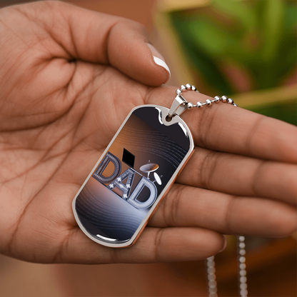 Father gift retirement custom personalized necklace fine jewelry