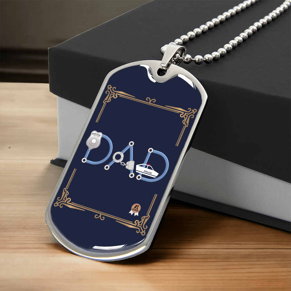 Father gift retirement personalized custom tag