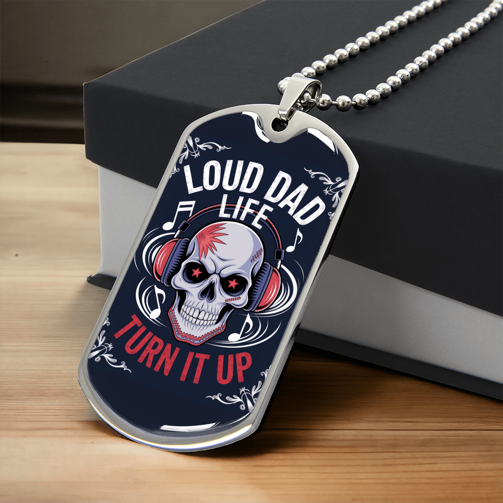 Father gift retirement custom tag necklace fine jewelry