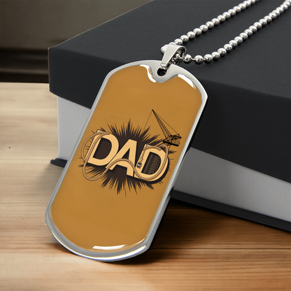 Dad gift retirement personalized coustum necklace