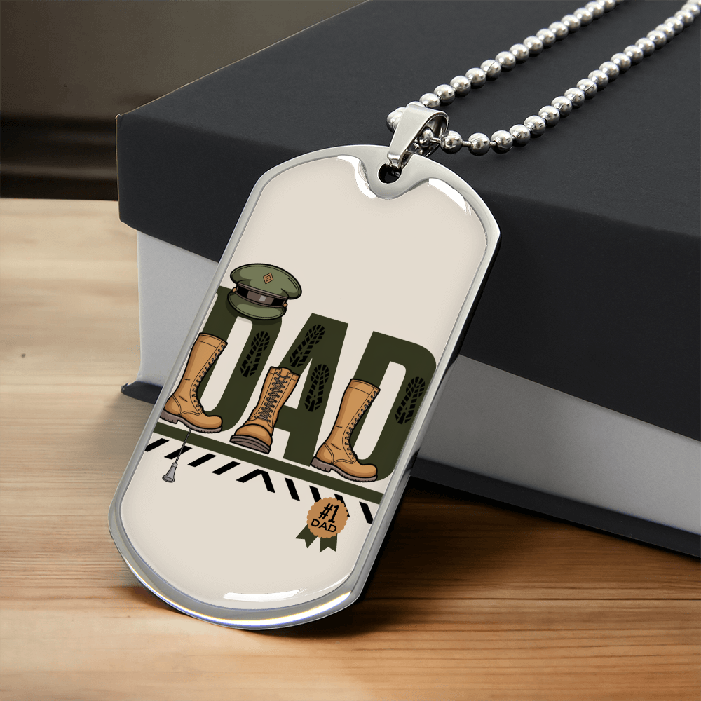 Father gift retirement personalized custom necklace fine jewelry
