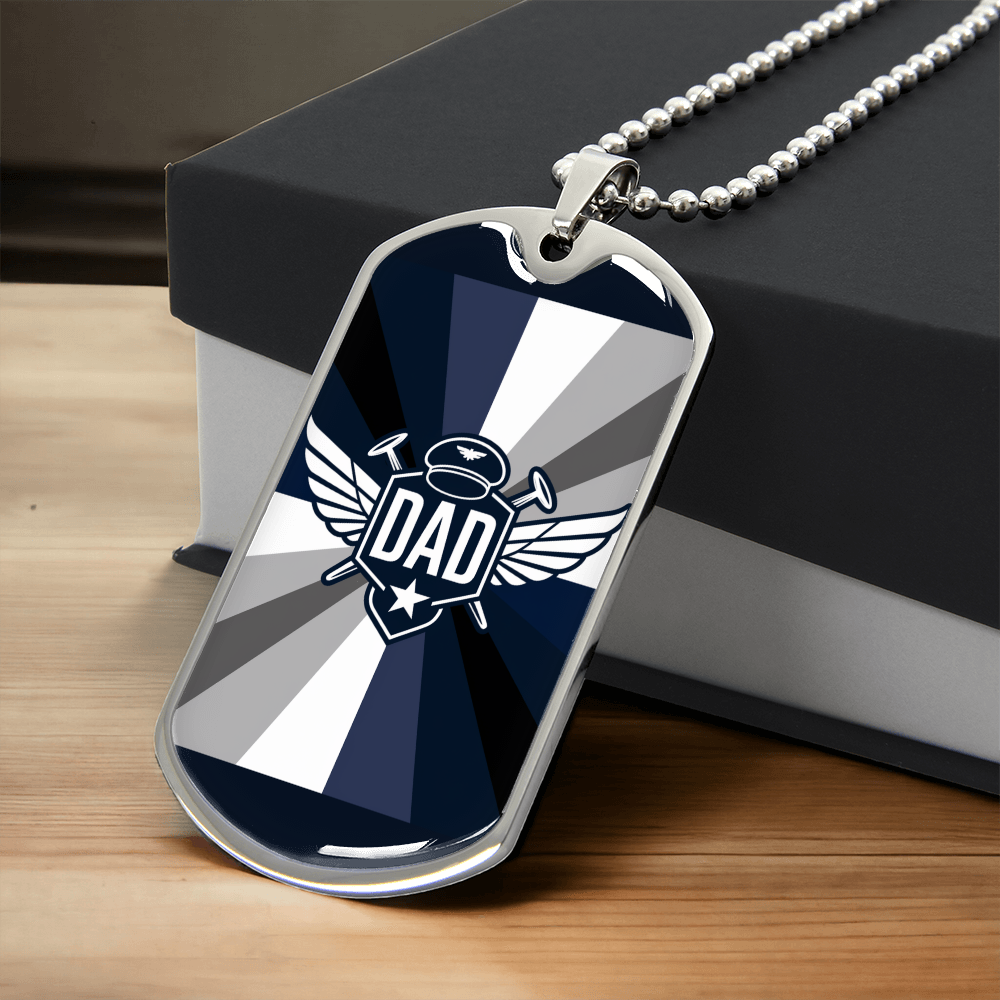 Father gift retirement personalized custom necklace fine jewelry