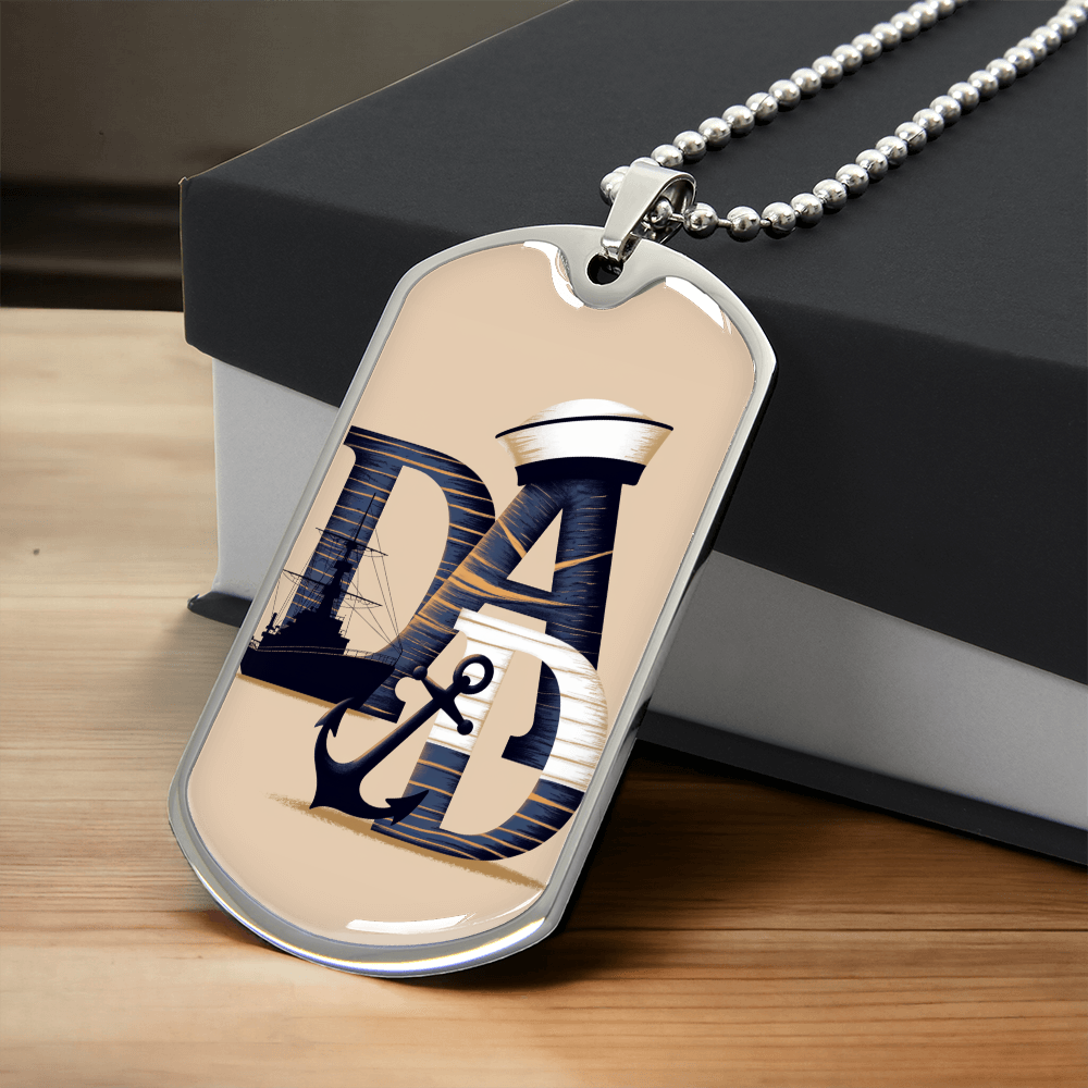 Father gift retirement personalized custom necklace fine jewelry