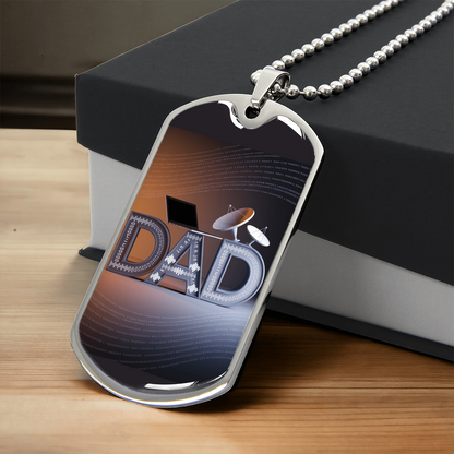 Father gift retirement custom personalized necklace fine jewelry