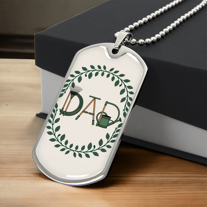 Father gif retirement personalized custom necklace fine jewelry