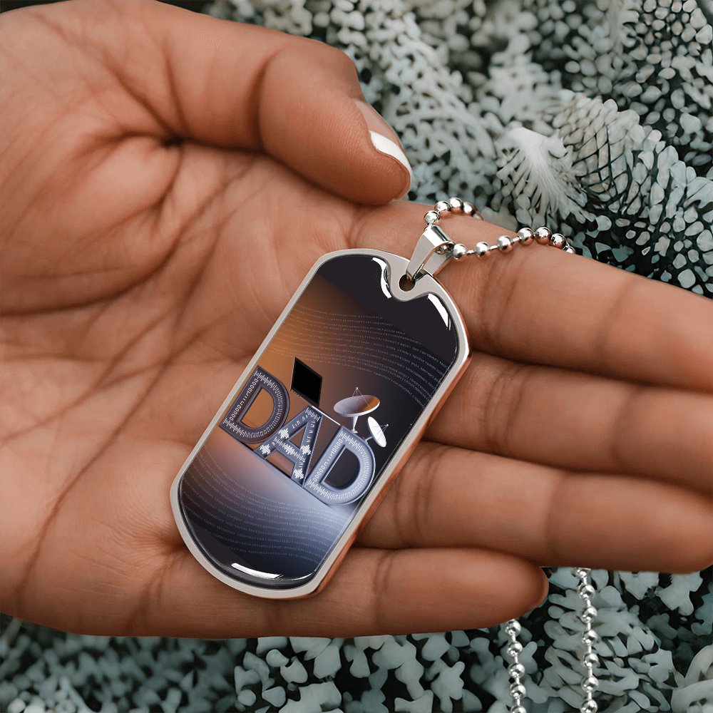 Father gift retirement custom personalized necklace fine jewelry