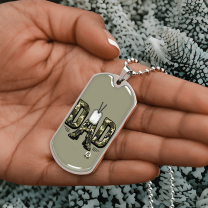 Father gift retirement personalized custom necklace fine jewelry