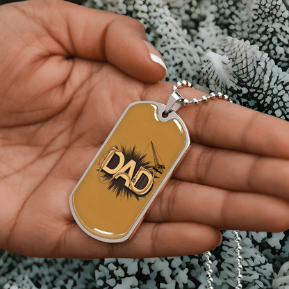Dad gift retirement personalized coustum necklace