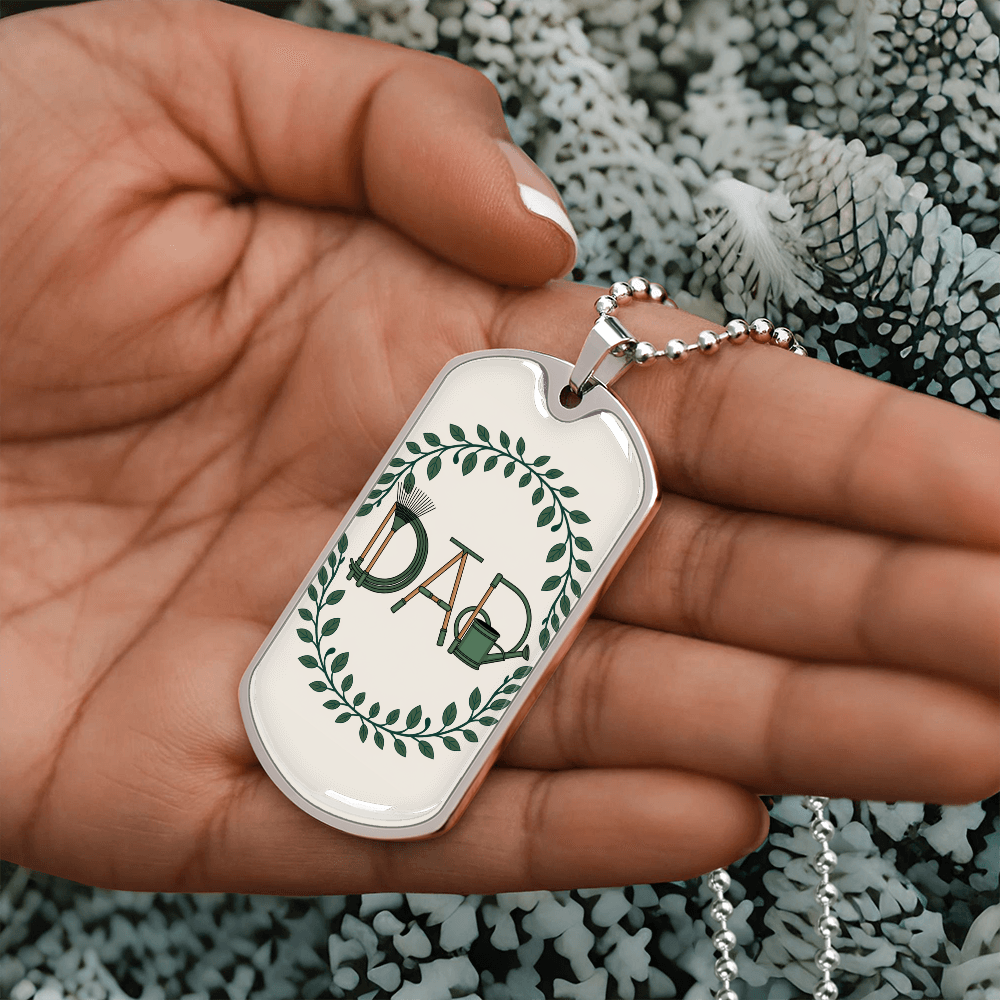 Father gif retirement personalized custom necklace fine jewelry