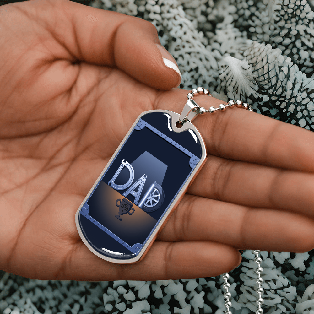 Father gift retirement custom personalized necklace fine jewelry