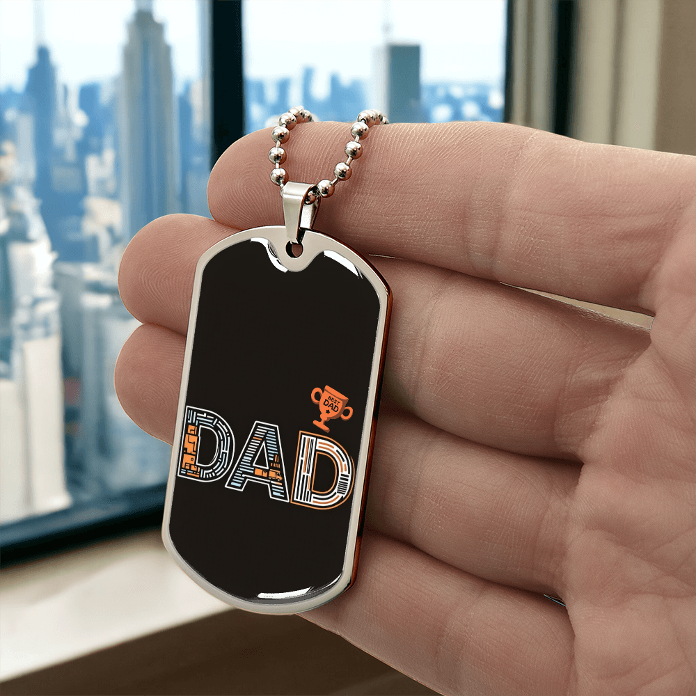Father gift retirement personalized custom necklace fine jewelry
