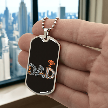 Father gift retirement personalized custom necklace fine jewelry