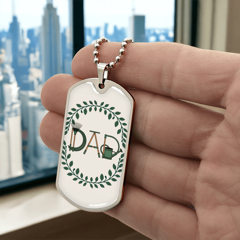 Father gif retirement personalized custom necklace fine jewelry