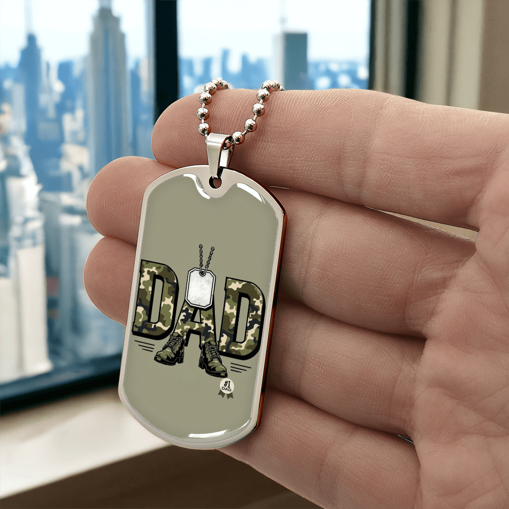 Father gift retirement personalized custom necklace fine jewelry
