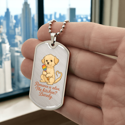 Pride Necklace Custom Name| Dog Tag Chain | Custom Dog Tag