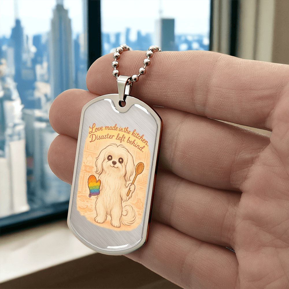 Pride Necklace Custom Name| Dog Tag Chain | Custom Dog Tag