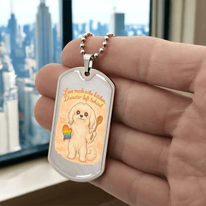 Pride Necklace Custom Name| Dog Tag Chain | Custom Dog Tag