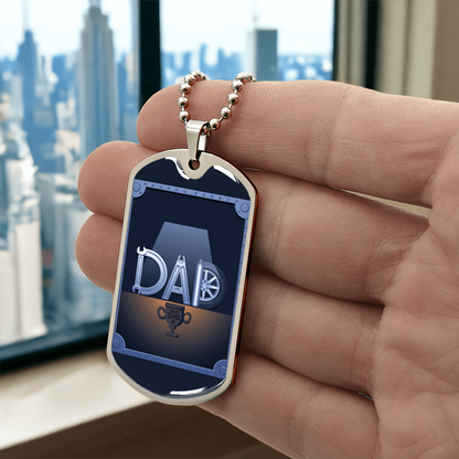 Father gift retirement custom personalized necklace fine jewelry