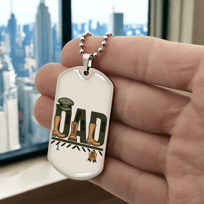 Father gift retirement personalized custom necklace fine jewelry