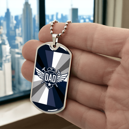 Father gift retirement personalized custom necklace fine jewelry