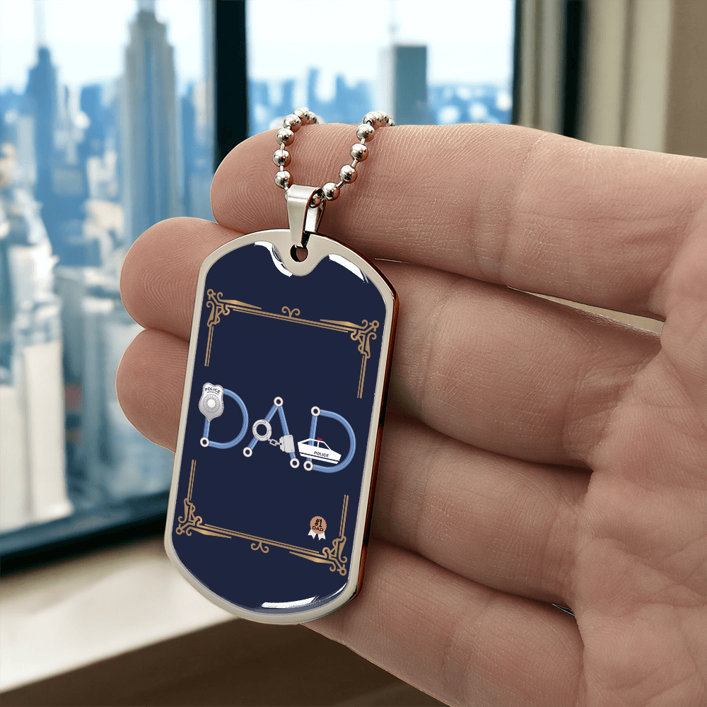Father gift retirement personalized custom tag