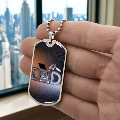 Father gift retirement custom personalized necklace fine jewelry